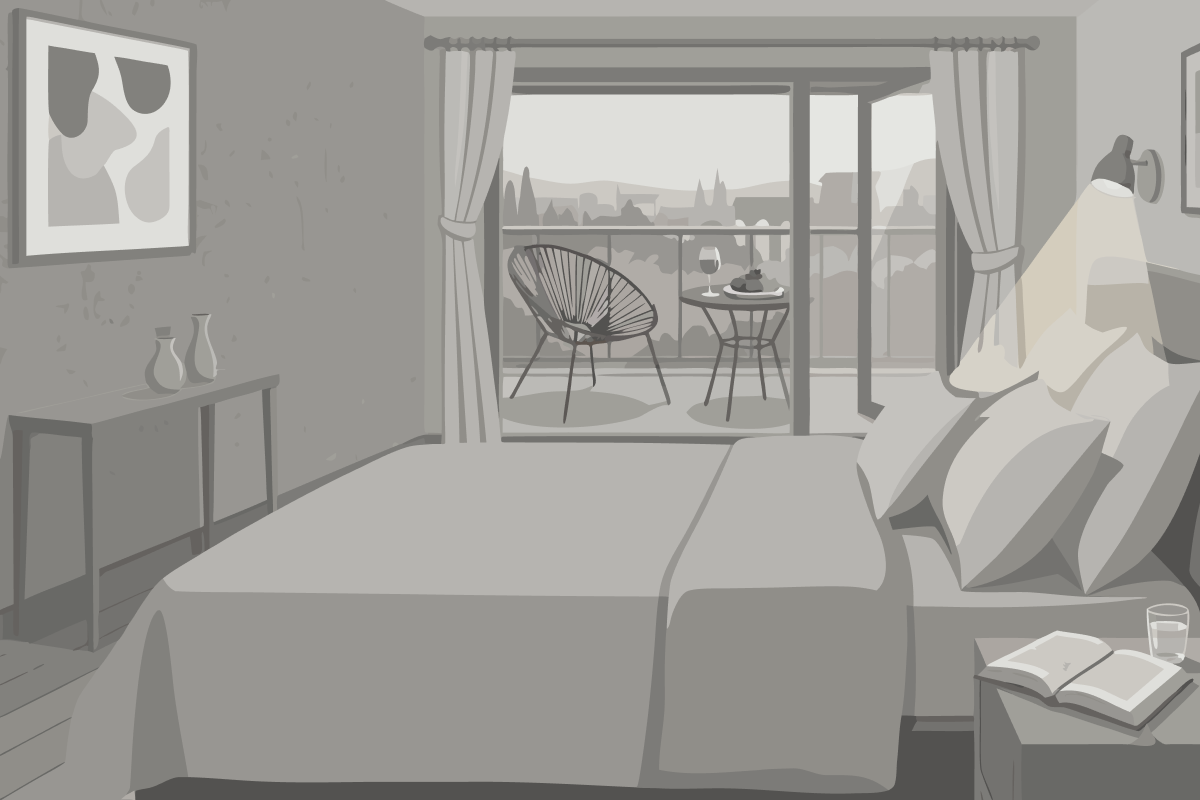 Chambre Double Accessible aux Personnes à Mobilité Réduite